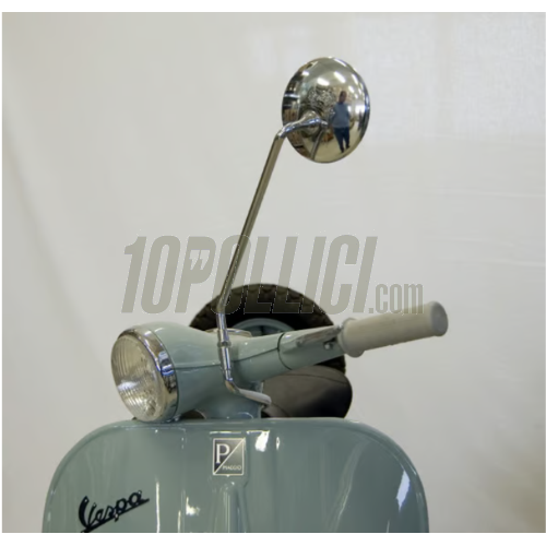 Holder mirror left Vespa 125 VNA/VNB 1-2T - stainless steel polished