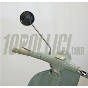Holder mirror left Vespa 125 VNA/VNB 1-2T - stainless steel polished