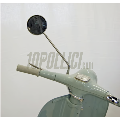 Holder mirror left Vespa 125 VNA/VNB 1-2T - stainless steel polished