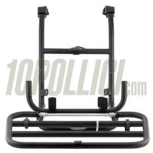 Front luggage carrier for Vespa 50, 90, 125 ET3 Primavera, Sprint, Super, Rally, GT, GL, GS, TS, PX, PE, T5, LML, distance to frame 6cm - black