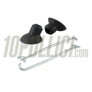 Front luggage carrier for Vespa 50, 90, 125 ET3 Primavera, Sprint, Super, Rally, GT, GL, GS, TS, PX, PE, T5, LML, distance to frame 6cm - black