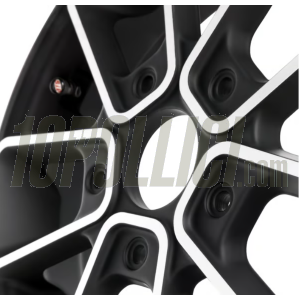 Cerchio in lega SIP SERIES PORDOI anteriore  per Vespa ET2, E 50-150T e Piaggio Zip SP,  2.50-10", nero e argento
