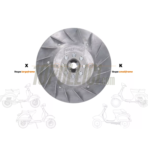 Flywheel BGM PRO TOURING 2.0 Dual Fit Electronic 1600g - Vespa PK XL, XL2, HP, ETS, FL, PX, Cosa, LML, StellaL