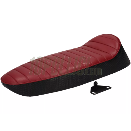 Sport Seat Wildcat AQUILA CONTINENTALE for Vespa PX - Black, Red
