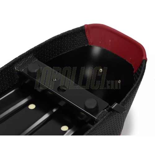 Sport Seat Wildcat AQUILA CONTINENTALE for Vespa PX - Black, Red