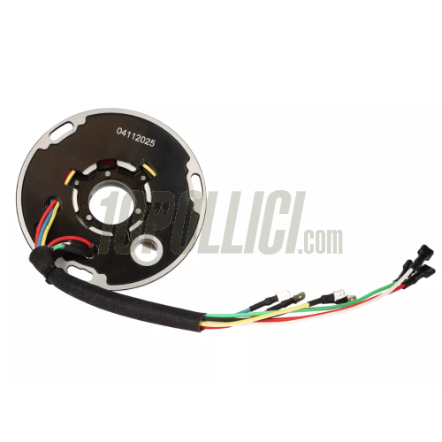 Stator plate BGM PRO ProRev Vespa PX 125-150-200 E 192-1984,  with battery, 7 wires