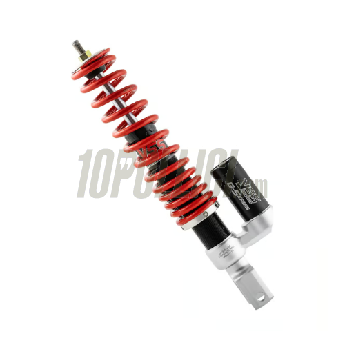 Rear shock absorber YSS ECOLINE Vespa 50, ET3 Primavera, Super, Sprint, GT, Rally, PX, T5 - RED spring