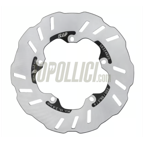 Brake disc SIP PERFORMANCE Sport Wave Extreme Vespa PX, ET2, ET4, LX, ZIP SP