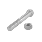 Handlebar screw and nut M10x69 mm for Vespa 125 V31-33, VM, VN, VNB3-6, 150 VL, VB, VBA, VBB, VGL1T, VGL-A, VGL-B, GS, 160 GS