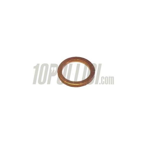 Rondella in rame per raccordo tubo freno per freni a disco Ø 10,3x13,8mm spessore 1,3mm