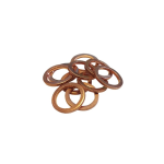 Rondella in rame per raccordo tubo freno per freni a disco Ø 10,3x13,8mm spessore 1,3mm - 10pz