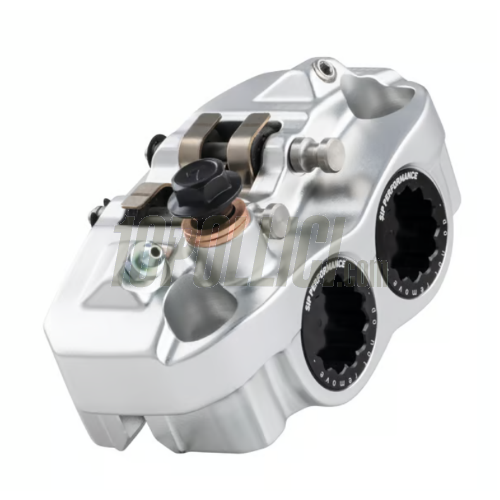 Radial brake caliper SIP PERFORMANCE 4 pistons, silver/black