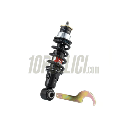 Front shock absorber YSS Vespa 50, 90, ET3 Primavera, PK S - BLACK body BLACK spring