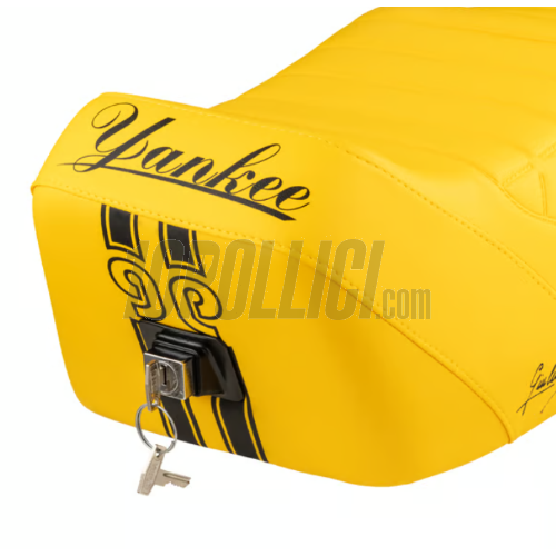 Sella Giuliari YANKEE per Vespa PX, GT, Sprint - giallo