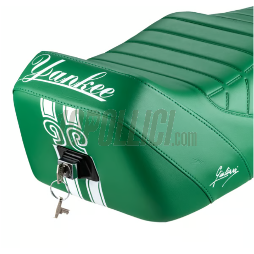 Sella Giuliari YANKEE per Vespa PX, GT, Sprint - verde