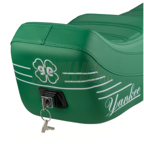 Sella Giuliari YANKEE per Vespa 50, 90, 125 Primavera, ET3 - verde
