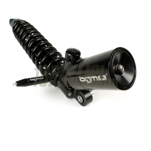 Shock absorber rear -BGM PRO R12 COMPETITION (Soft), 365mm- Vespa Primavera 125, Vespa Primavera 150, Vespa Sprint 125, Vespa Sprint 150 - black