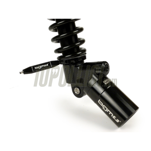 Shock absorber rear -BGM PRO R12 COMPETITION (Soft), 365mm- Vespa Primavera 125, Vespa Primavera 150, Vespa Sprint 125, Vespa Sprint 150 - black