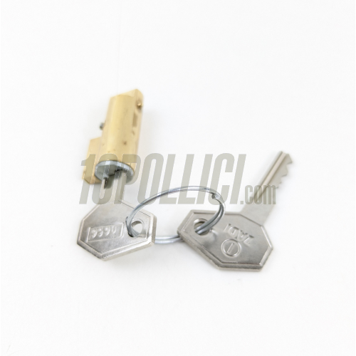 Steering lock ZADI for Vespa 50, SS, 90, SS, 125 Primavera, GT, Sprint, Super, 160GS, 180SS, l 31,5 mm, metal, upper collar: 4mm