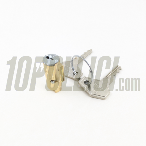 Steering lock ZADI for Vespa 50, SS, 90, SS, 125 Primavera, GT, Sprint, Super, 160GS, 180SS, l 31,5 mm, metal, upper collar: 4mm
