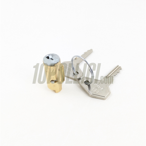 Steering lock ZADI for Vespa 50, SS, 90, SS, 125 Primavera, GT, Sprint, Super, 160GS, 180SS, l 31,5 mm, metal, upper collar: 4mm