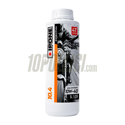 Olio Motore IPONE 10.4 10W40 Semisintetico 4T, 1000ml