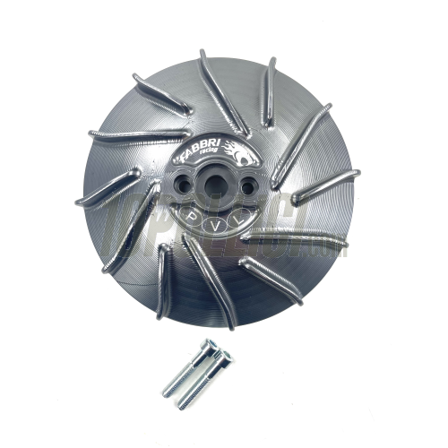 Ventola FABBRI RACING  per accensione elettronica PVL, alluminio rdp, titanio anodizzato,  Vespa Smallframe