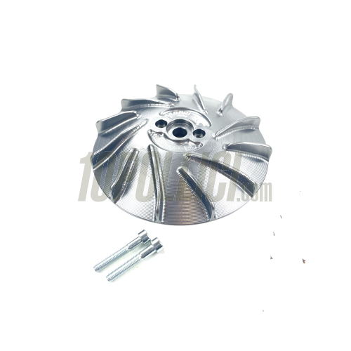 Ventola FABBRI RACING  per accensione elettronica PVL, alluminio rdp, titanio anodizzato,  Vespa Smallframe