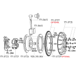 Digital ignitions stator's plate POLINI FOR RACE Vespa 50-125 PK, Ape