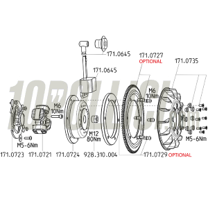 Digital ignition stator POLINI FOR RACE Vespa 50 PK, Ape - 3 cables