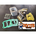 Collettore aspirazione lamellare DEXTER RACING, per carburatori 26/28/30 su Vespa GT, GL, Sprint, TS, VBA, Super, Rally, PX, PE, T5, Cosa