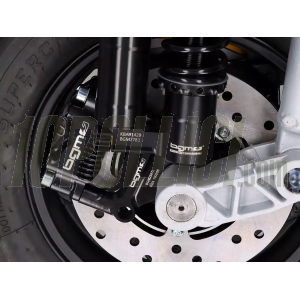 Brake caliper BGM PRO SPORT radial 4 pistons, Vespa PX '98, MY, '11, kit GRIMECA NT (adapter required) - black