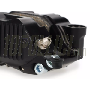 Brake caliper BGM PRO SPORT radial 4 pistons, Vespa PX '98, MY, '11, kit GRIMECA NT (adapter required) - black
