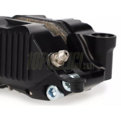 Brake caliper BGM PRO SPORT radial 4 pistons, Vespa PX '98, MY, '11, kit GRIMECA NT (adapter required) - black