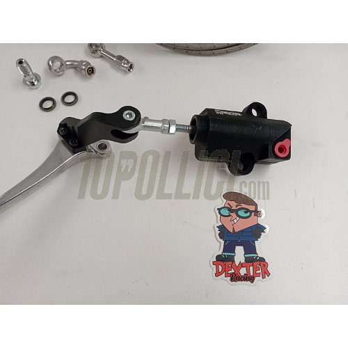 Pompa freno DEXTER RACING Black Vespa GL, Sprint, GT, TS, Rally, PX