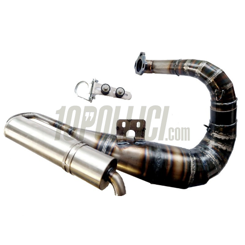 Racing exhaust EGIG PERFORMANCE "Flüster Goofy D&F"  Vespa 50, 90, 125  Primavera, ET3, PK