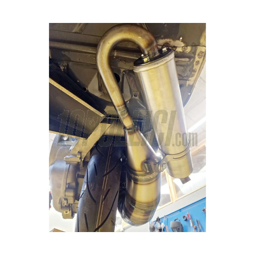 Racing exhaust EGIG PERFORMANCE "Flüster Goofy D&F"  Vespa 50, 90, 125  Primavera, ET3, PK