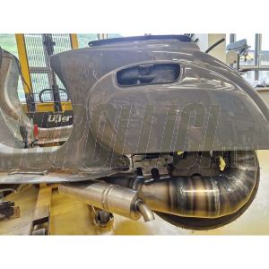 Racing exhaust EGIG PERFORMANCE "Flüster Goofy D&F"  Vespa 50, 90, 125  Primavera, ET3, PK