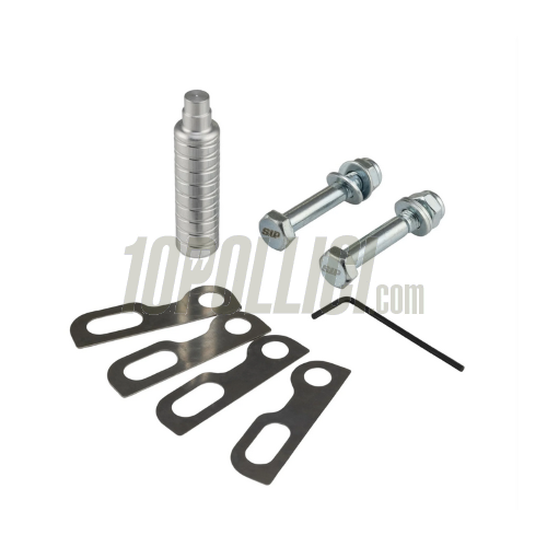 Shock Absorber SIP PERFORMANCE 2.0 RACE front for Vespa PK 50-125 XL, XL2, Automatica, body: silver matt, spring: black