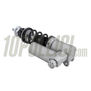 Shock Absorber SIP PERFORMANCE 2.0 RACE front for Vespa PK 50-125 XL, XL2, Automatica, body: silver matt, spring: black