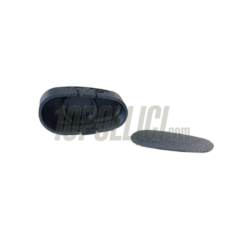 Hub cover EVOK carbon texture, with AIR TAG, Vespa 50, 90, 125 ET3 Primavera