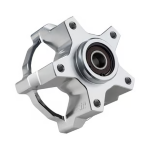 Wheel Hub SIP PERFORMANCE ET30 5/86, front, Vespa PX80-200, PE, Lusso, also for Vespa PK50-125 XL, XL 2 - silver