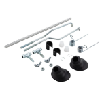 Mounting kit front luggage carrier for Vespa 50, 90, 125 ET3 Primavera