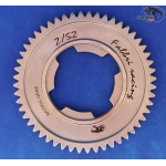 2th gear 52 teeth FABBRI Racing Vespa 50, 90, 125 ET3 Primavera, PK
