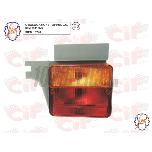 Fanale Posteriore destro SIEM per Ape 50