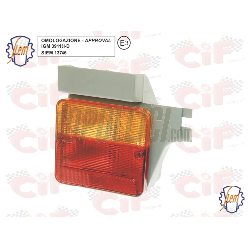 Fanale Posteriore sinistro SIEM per Ape 50