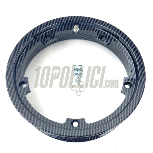 Alloy wheel rim FA Italia "MARGHERITA" carbon look 2.10-10 Tubeless
