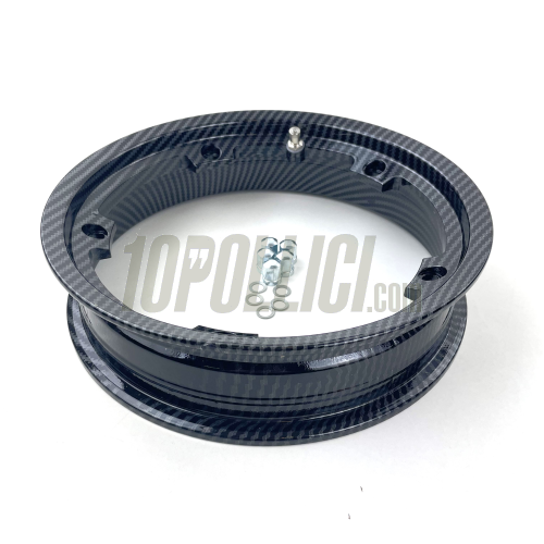 Alloy wheel rim FA Italia "MARGHERITA" carbon look 2.10-10 Tubeless