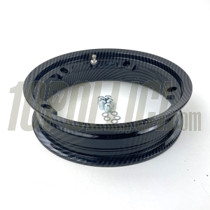 Alloy wheel rim FA Italia "MARGHERITA" carbon look 2.10-10 Tubeless