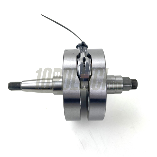 Crankshaft FABBRI RACING full circle, cone 20, billet conrod 116, stroke 58, Vespa 125 ET3 Primavera Quattrini C-200 crankcase - FOR POLYGONAL COUPLING PINIONS